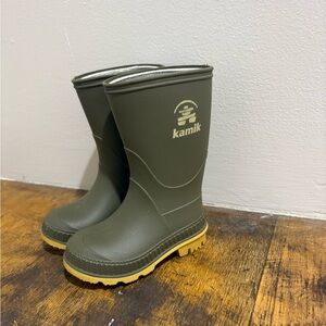Kamik Olive Green Waterproof Boots